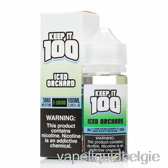 Vape België Ijsboomgaard - Bewaar Het 100 - 100 Ml 0 Mg